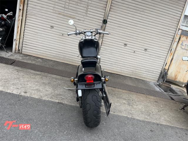 ホンダ スティード400 ロングフォーク トリプルツリー ローダウン