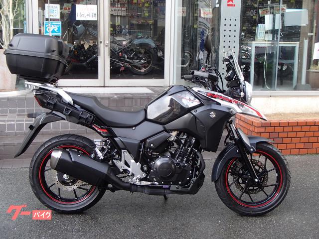 V−ストローム250 ABS 純正グリップヒーター GIVIトップケース ETC バーホルダー ワンオーナー車