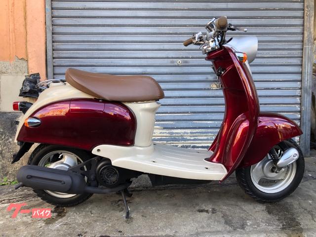ビーノ　５ＡＵ型／１９９８ｙモデル／レッド外装・前後タイヤ・シート生地新品取付け