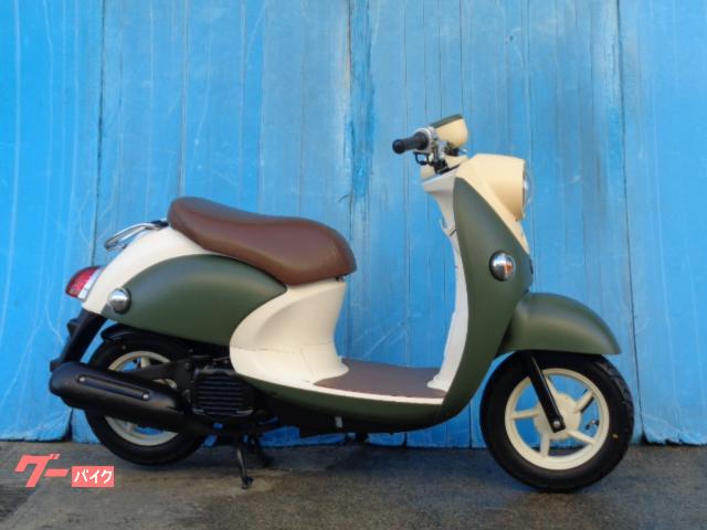 ビーノ　ＦＩ　マットグリーン　前後タイヤ新品