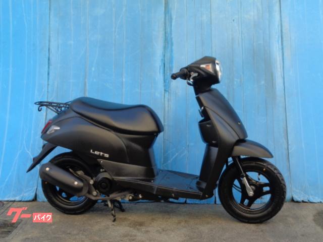 レッツ　ＦＩ　マットブラック　前後タイヤ新品