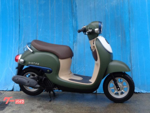ジョルノ　マットカーキグリーン　前後タイヤ新品　２０１８モデル