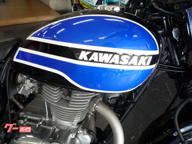 カワサキ エストレヤ NEWウレタンオールペイント W3青黒カラー