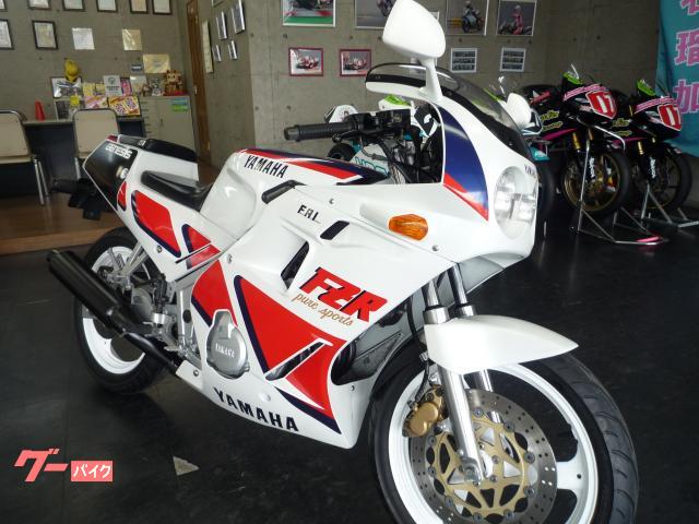 ヤマハ FZR250 白紺赤ストロボ 規制前45馬力 87y 2KR