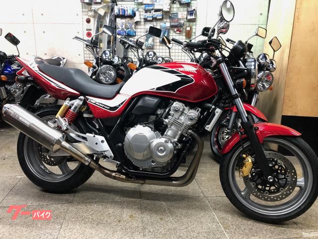 ＣＢ４００Ｓｕｐｅｒ　Ｆｏｕｒ　ＶＴＥＣ　Ｒｅｖｏ　ＣＢＸカラー　モリワキＭＸスリップオンマフラー　セミアップハンドル　スペアキー