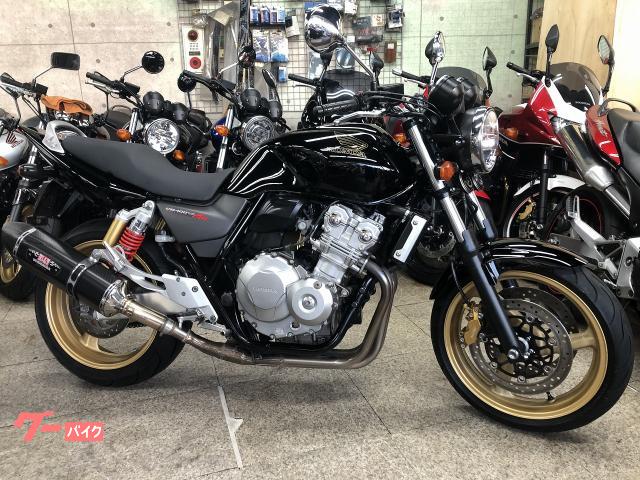 CB400Super Four VTEC Revo 車検対応ヨシムラR−77Jマフラー ゴールドホイール仕様 スペアキー付