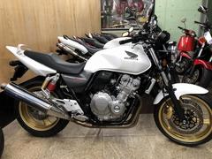 ホンダ　ＣＢ４００Ｓｕｐｅｒ　Ｆｏｕｒ　ＶＴＥＣ　Ｒｅｖｏ　パールホワイト　ゴールドホイール仕様　純正スペアキー付