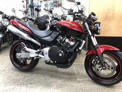ホンダ　ＨＯＲＮＥＴ　ＤＸ　最終モデル　ノーマル車　２００７年赤／黒　チェーン新品　ＬＥＤヘッドライトバルブ　スペアキー付