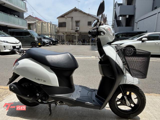 レッツ　前カゴ付き　取説＆スペアキー有　１オーナー車