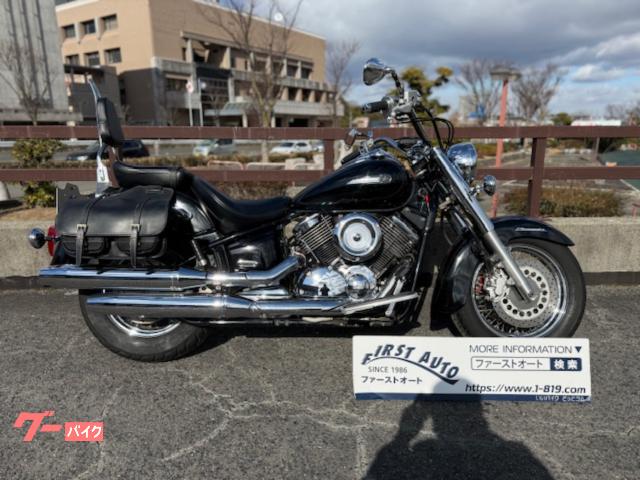 ドラッグスター1100クラシック 2008年モデル ETC バックレスト サドルバッグ