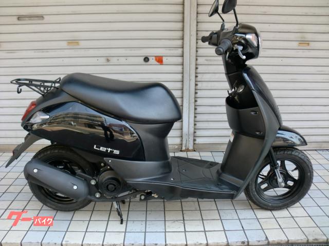 レッツ　２０１７年モデル　ブラック　空冷４サイクルエンジン