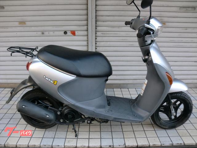 レッツ４　空冷４サイクルエンジン　シルバー　ＣＡ４５Ａ　タイヤ交換済み