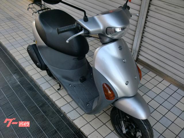 ☆ご成約☆レッツ４(45) スズキ レッツ4 空冷4サイクルエンジン シルバー CA45A タイヤ