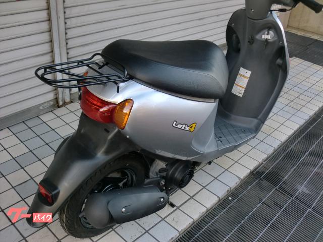 スズキ レッツ4 空冷4サイクルエンジン シルバー CA45A タイヤ