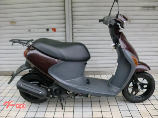レッツ４　空冷４サイクルエンジン　スペアーキー有り　ブラウン　取説有り