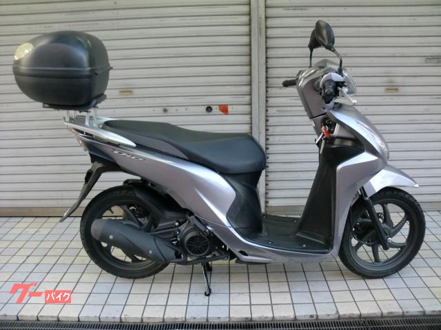Dio110 ランベントシルバーメタリック キックペダル装備 1オーナー車