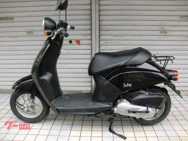 【売約済】実働 BT新品 ホンダ AF61 トゥデイ 4スト バイク 原付 スクーター ブラック 売約済】実働 BT新品 バリ溝 ホンダ AF61 トゥデイ 4スト 原付 バイク
