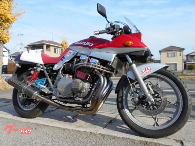 スズキ ＧＳＸ１１００Ｓ ＫＡＴＡＮＡ ダイナ２０００搭載 ヨシムラ製パーツ多数 オイルキャッチタンク付 空冷赤色冷却パーツ付｜バイクショップ ロード  スター｜新車・中古バイクなら【グーバイク】