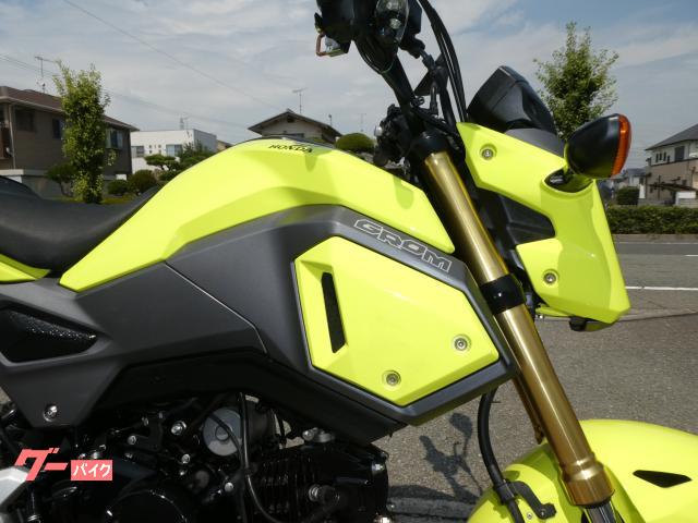 ホンダ グロム ＪＣ６１型 レモンアイスイエロー ＵＳＢ電源２か所｜バイクショップ ロード☆スター｜新車・中古バイクなら【グーバイク】