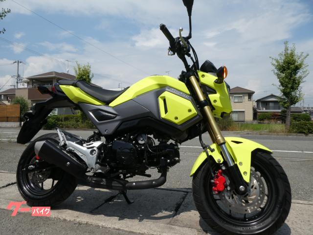 ホンダ グロム ＪＣ６１型 レモンアイスイエロー ＵＳＢ電源２か所｜バイクショップ ロード☆スター｜新車・中古バイクなら【グーバイク】