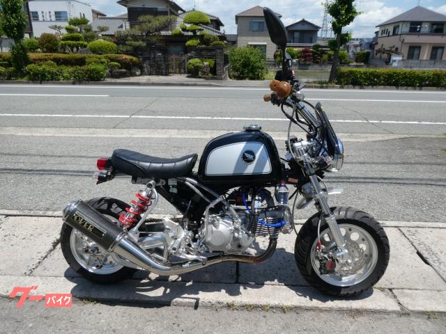 ホンダ ゴリラ 改造多数 武川製コンプリートエンジン２ＳＭＳ搭載１２４ｃｃ フロントシフトアップ製 ウヲタニ １０インチ  スイングアーム他｜バイクショップ ロード☆スター｜新車・中古バイクなら【グーバイク】