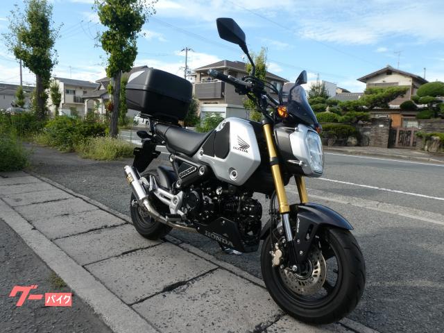 グロム　ＪＣ９２型　ヨシムラマフラー　リヤキャリヤー＆ジビボックス　スクリーン　キタコ製リヤサス