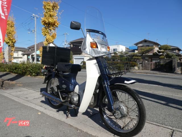 スーパーカブ９０カスタム　セル付き　ＨＡ０２型　２００１年モデル　旭風防付　リヤボックス　日本製