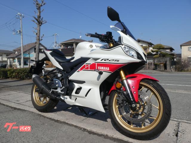 ＹＺＦ−Ｒ２５　６０周年限定カラー　ＥＴＣ２．０　マルチバー　ＵＳＢ電源　グリップヒーター　ヘルメットホルダー　スペアキー有