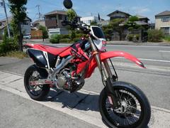 ホンダ　ＣＲＦ２５０Ｘ　逆輸入車　２００４年モデル　モタード仕様　ノーマルホイール有　セル付　ＭＥ１１型　ＦＣＲチョーク付キャブ