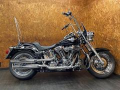 ＨＡＲＬＥＹ−ＤＡＶＩＤＳＯＮ　ＦＬＳＴＦ　ファットボーイ　ＥＴＣ　ＳＥエアクリ　ＳＥスリップオン　純正ＯＰメーター　エイプハンガー　フルカスタム