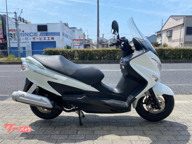 バーグマン２００　ノーマル仕様　ＥＴＣ車載器　グリップヒーター付　前後タイヤ新品