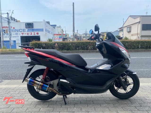 ＰＣＸ１２５　ＪＦ５６型　グリップヒーター　　ＢＥＥＭＳ製マフラー　リアサス　キャリア　カスタム仕様