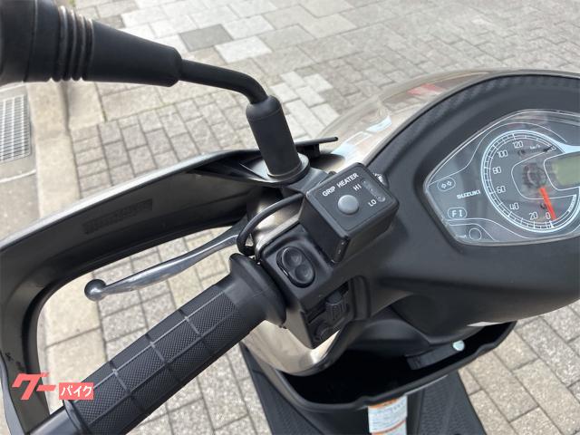 アドレスv125s 通勤や通学などに？グリップヒーター、シートヒーター付き 消費電力抑制機能]KOSO5段階調節マルチグリップヒーター110mm-120mm