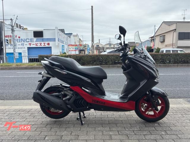 マジェスティＳ１５５　ＳＧ５２Ｊ型　グリップヒーター　ロングスクリーン　盗難抑止アラーム　前後タイヤ新品