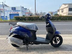 スズキ　レッツ　新車　最終モデル　ブルーカラー