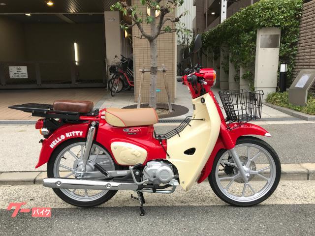 HONDA 純正 ハローキティ カブ シート ja59 ベージュ/赤 HONDA 純正