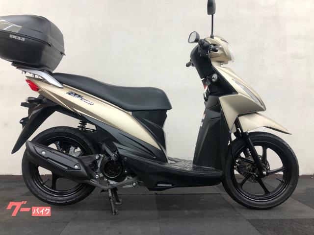 アドレス１１０　４サイクル・リアボックス