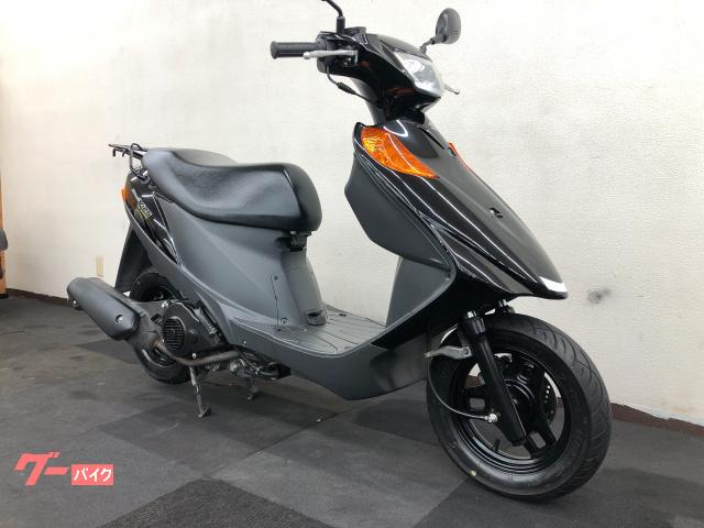 SUZUKI アドレスV125 ブラック　通勤快速仕様BOX付 セル始動 軽整備済 すぐ乗り出せます 登録後乗り帰り 直接積んで持ち帰り可　配送手配可 スズキ アドレスV125｜Mobility Box｜新車・中古バイク