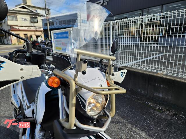 ヤマハ セロー250 グリーン ETC 純正リアキャリア