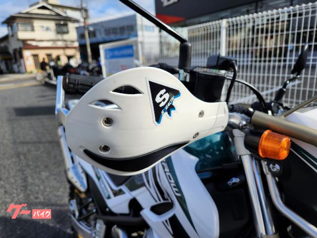 ヤマハ セロー250 グリーン ETC 純正リアキャリア