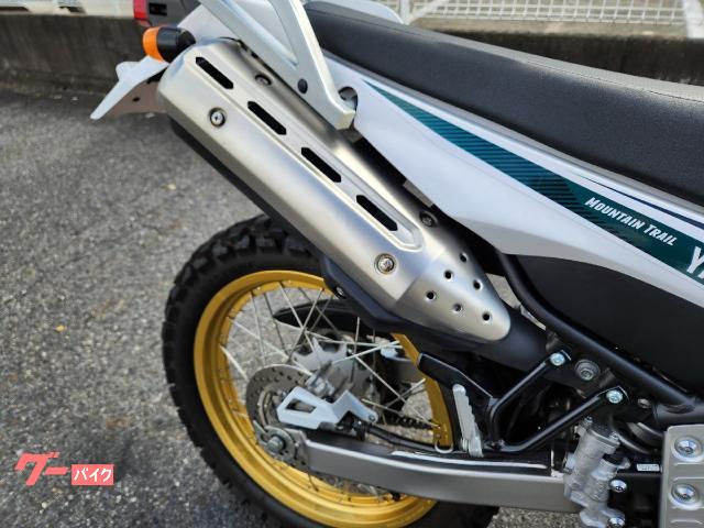 ヤマハ セロー250 グリーン ETC 純正リアキャリア
