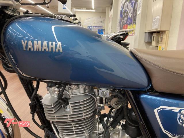 最終値下 YAMAHA SR400 2019 凹あり タンク グレイッシュブルー