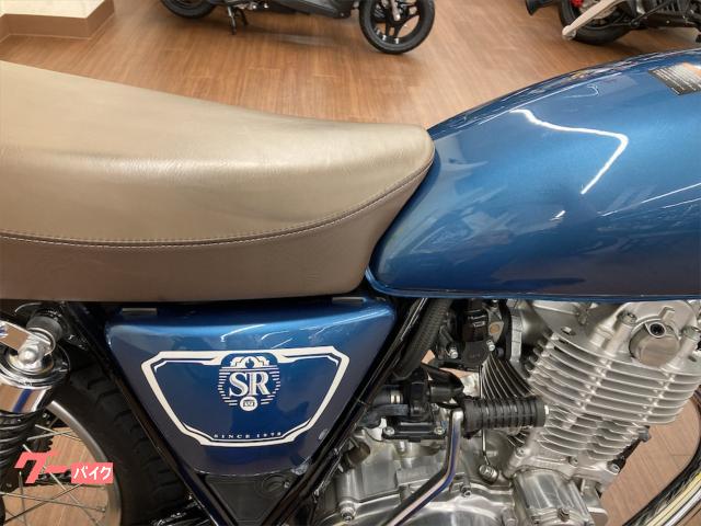 最終値下 YAMAHA SR400 2019 凹あり タンク グレイッシュブルー