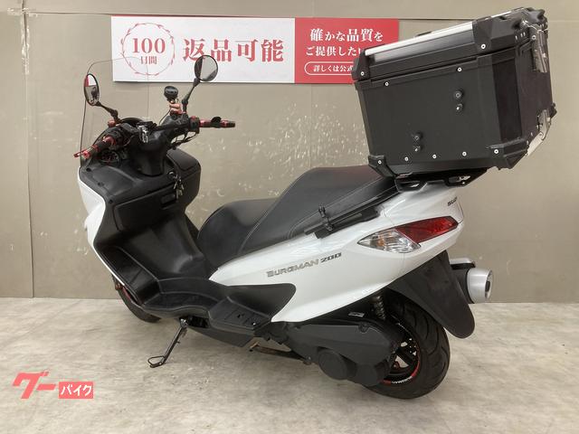 スズキ バーグマン200 スクリーン リアボックス レバー グリップ