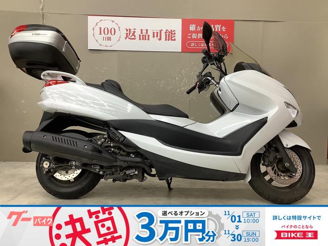 マジェスティ　リアボックス　ナックルガード