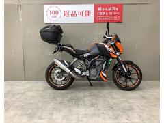 ＫＴＭ　１２５デューク　リアボックス　マフラー　スペアキー　ナックルガード