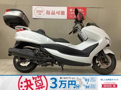 ヤマハ　マジェスティ　リアボックス　ナックルガード