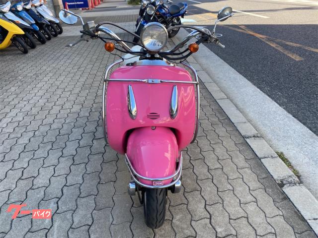ホンダのジョーカー50cc　蛍光ピンク　眩しいくらいの反射です。 ホンダ ライブDio ZX AF34 ZX仕様 2スト キャブ車 ピンク