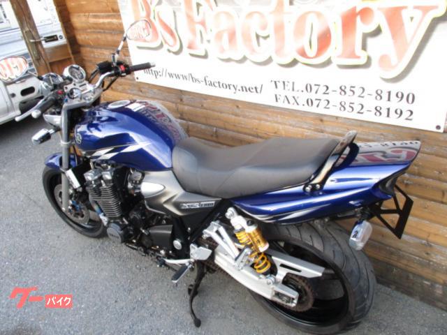 ヤマハ XJR1300 OVERフルエキチタンマフラー装着