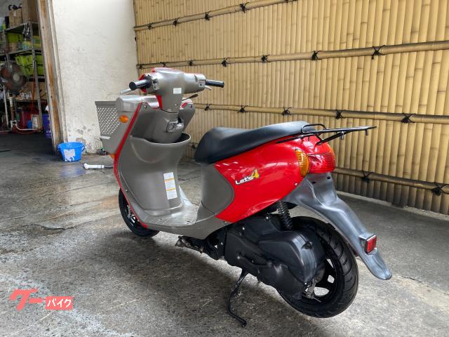 【スズキ　レッツ4】秋のSALE❗️特別価格❗️赤　すぐに乗れます　若林自転車　膳所店 スズキ レッツ4】秋のSALE❗️特別価格❗️赤 すぐに乗れます 若林